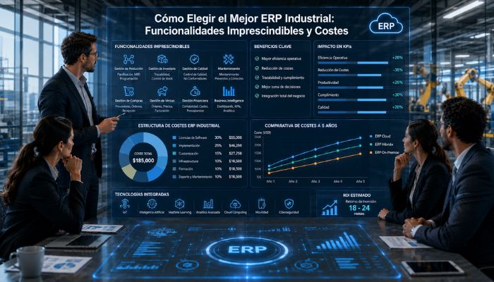 Cómo Elegir el Mejor ERP Industrial