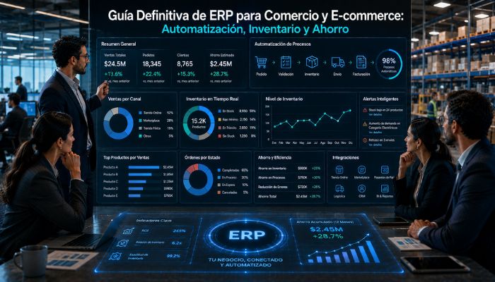 Guía Definitiva de ERP para Comercio y E-commerce