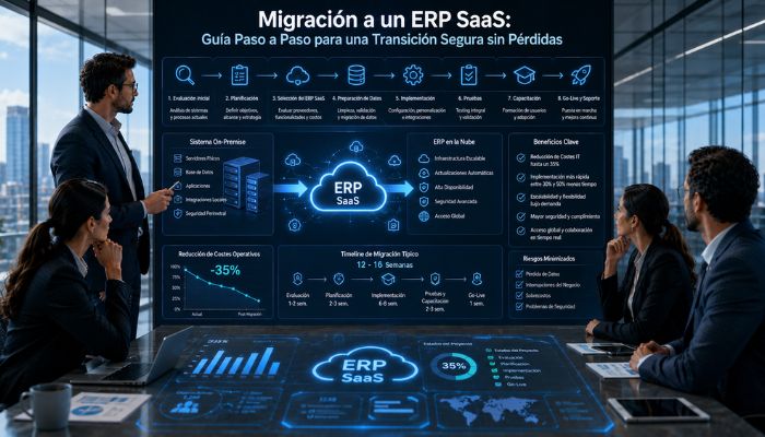 Migración a un ERP SaaS: Guía Paso a Paso para una Transición Segura sin Pérdidas